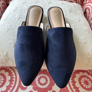 Musshoe Women's Navy Mules